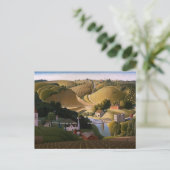 Stone City by Grant Wood Feiertagspostkarte (Stehend Vorderseite)