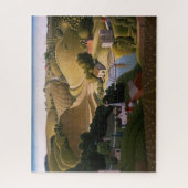 Stone City by Grant Wood Puzzle (Vertikal)