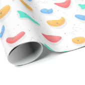 Stone Climbing Grips Muster Geschenkpapier (Rolleneckpunkt)