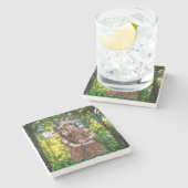 Stone Coaster Steinuntersetzer (Seitenansicht)