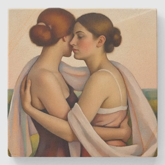 Stone Coaster Steinuntersetzer (Vorderseite)