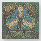 Stone Coasters Marble Art Nouveau Steinuntersetzer (Vorderseite)