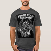 Stone Cold Strength - Gargoyle Gym Motivation T-Shirt (Vorderseite)