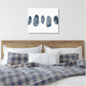 Stone Collection II Leinwanddruck (Insitu (Schlafzimmer))