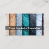 Stone Countertops Theme Business Cards  Visitenkarte (Vorderseite)