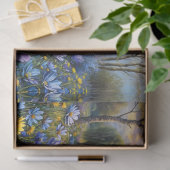 Stone Country Farmhouse in Patchwork Floral Valley Seidenpapier (Geschenk)