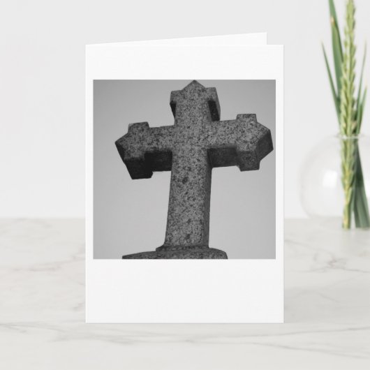Stone Cross Card Karte (Vorderseite)