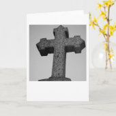 Stone Cross Card Karte (Gelbe Blume)