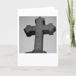 Stone Cross Card Karte