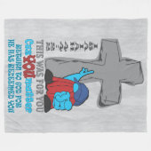 Stone Cross Cuz Matter Isaiah 44:22 T - Shirt Fleecedecke (Vorderseite (Horizontal))