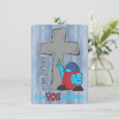 Stone Cross Cuz Matter Psalm 32 1 Karte (Stehend Vorderseite)