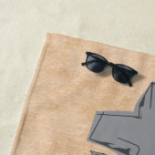 Stone Cross Cuz You Matter Psalm 32 1 Strandtuch (Beispiel)