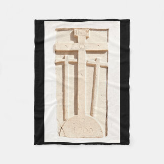Stone Crosses Faro Vertikale Aufkleber Fleecedecke