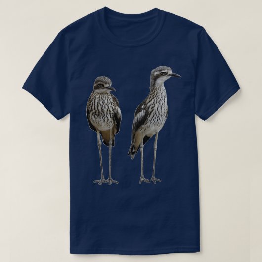 Stone Curlews Creeping T-Shirt (Design vorne)