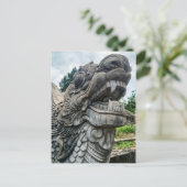 Stone Dragon, Hue Graveyard, Vietnam Postkarte (Stehend Vorderseite)