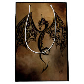 Stone Dragon Tribal Mittlere Geschenktüte (Vorderseite)