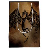 Stone Dragon Tribal Mittlere Geschenktüte (Rückseite)