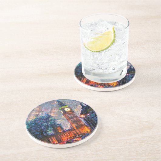 Stone Drinks Coasters Big Ben London Getränkeuntersetzer (Seite)