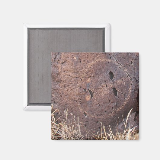 Stone Face Magnet (Vorderseite/Rückseite)