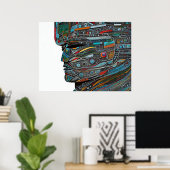 Stone Face Poster (Heimbüro)