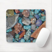 Stone Farbenfrohe Felsgesteine natürliche Beschaff Mousepad (Mit Mouse)