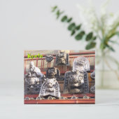 Stone Figures Postkarte (Stehend Vorderseite)