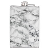 Stone Flasche aus weißem Marmor Flachmann (Rückseite)