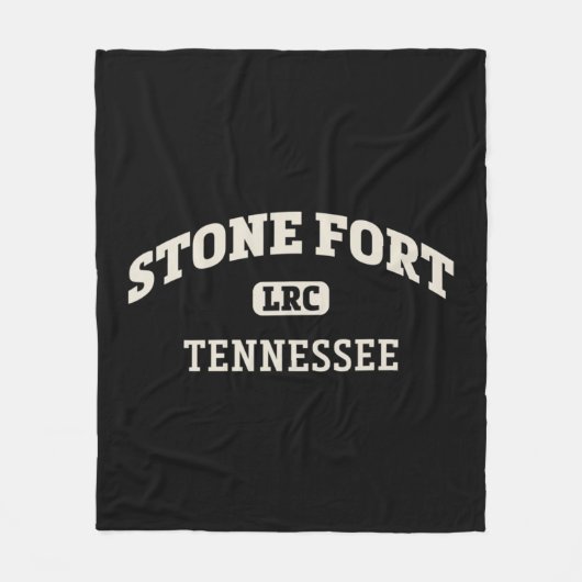Stone Fort Uni Style Rock Climarea Design Fleecedecke (Vorderseite)
