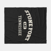 Stone Fort Uni Style Rock Climarea Design Fleecedecke (Vorderseite (Horizontal))