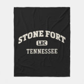 Stone Fort Uni Style Rock Climarea Design Fleecedecke (Vorderseite)