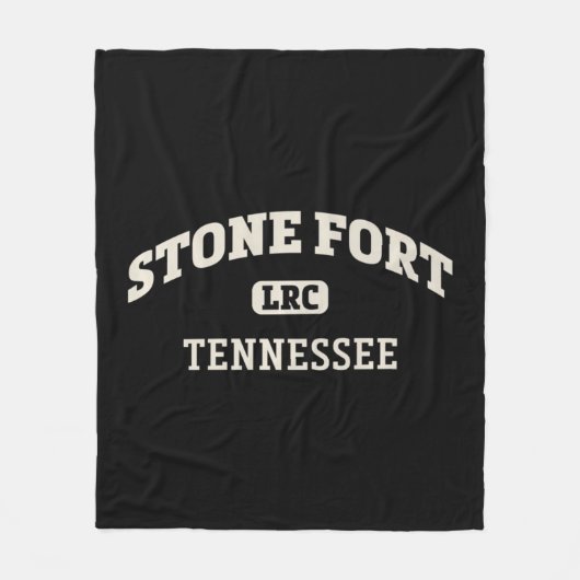 Stone Fort Uni Style Rock Climarea Design Fleecedecke (Vorderseite)