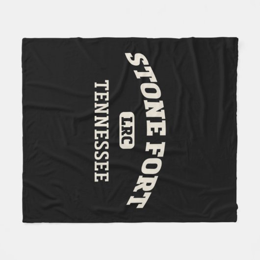 Stone Fort Uni Style Rock Climarea Design Fleecedecke (Vorderseite (Horizontal))