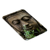 Stone Garden Statue with flower Magnet (Rechte Seite)