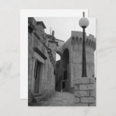 Stone Gebäude in Korcula Postkarte (Vorne/Hinten)