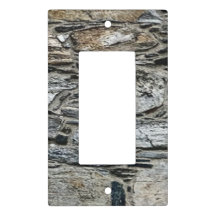 Stone-gemusterte Single Rocker Light Switch - GBO