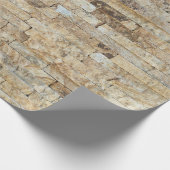 Stone geometrische Muster Geschenkpapier (Ecke)