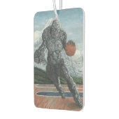 Stone Golem Playing Basketball Air Freshener Autolufterfrischer (Links)