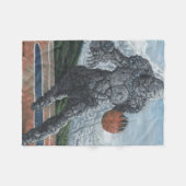 Stone Golem Spielen Basketball Fantasy Kunst, Dich Fleecedecke (Vorderseite (Horizontal))