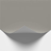 Stone Gray Matte Wrapping Paper Geschenkpapier (Ecke)