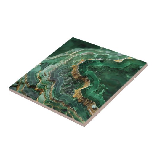 Stone Green Gold Agate Marble Fliese (Seite)