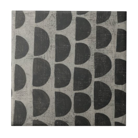 Stone - Halbkreise Fliese (Vorderseite)