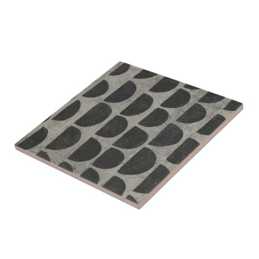 Stone - Halbkreise Fliese (Seite)