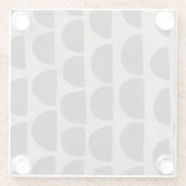 Stone - Halbkreise Glasuntersetzer (Rückseite)