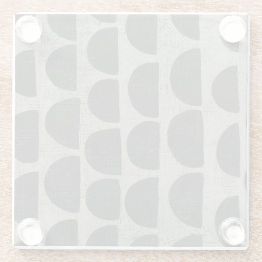 Stone - Halbkreise Glasuntersetzer (Rückseite)