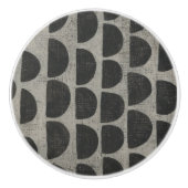 Stone - Halbkreise Keramikknauf (Vorderseite)