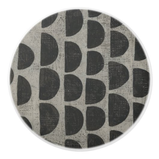 Stone - Halbkreise Keramikknauf (Vorderseite)