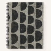 Stone - Halbkreise Notizblock (Vorderseite)