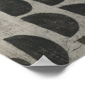 Stone - Halbkreise Poster (Ecke)