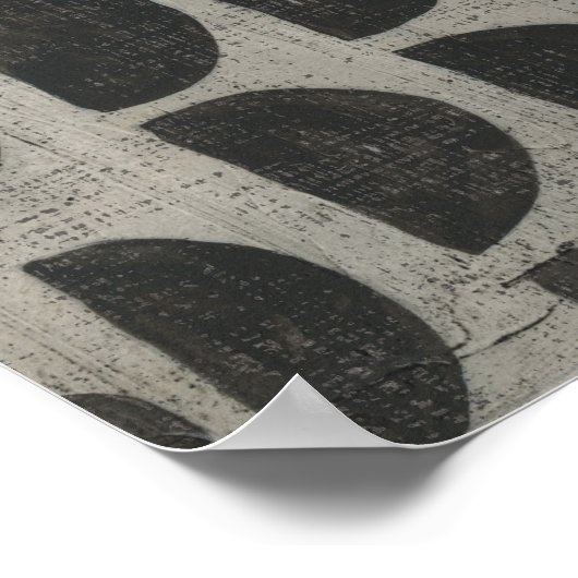 Stone - Halbkreise Poster (Ecke)