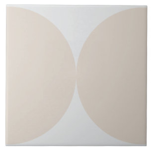 Stone Half Circle Geometric Mid Century Modern Fliese